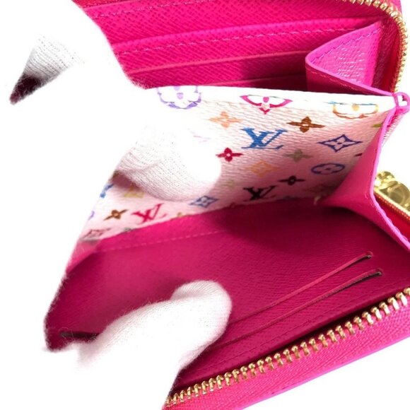 LOUIS VUITTON Ｍ14144 Japan limited Epi Takashi Murakami Zippy Coin Purse W... - Picture 14 of 16